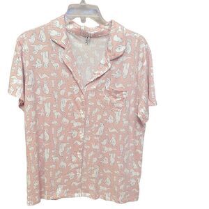 Ellen DeGeneres Dog Pajamas Top Size Medium New Without Tags